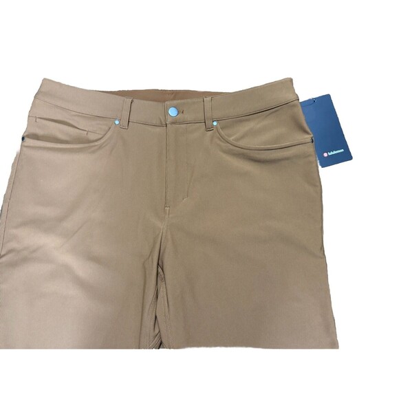 NWT Lululemon ABC Relaxed-Fit Crop Pant Cord Copper Brown Mens 36 - Picture 9 of 11